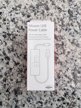 Mission USB Power Cable for Fire TV